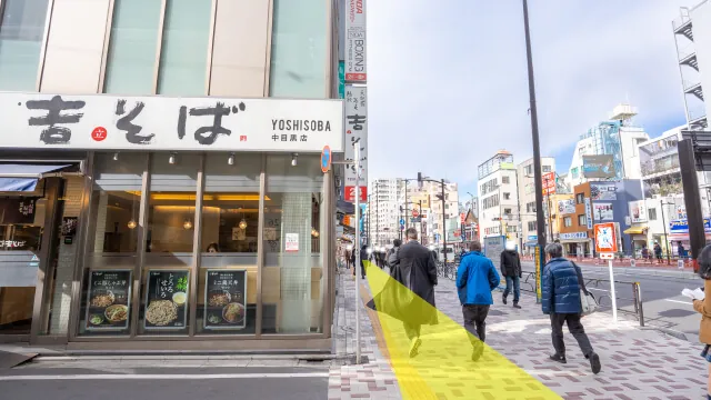 STUDIO 4696 中目黒店への道順